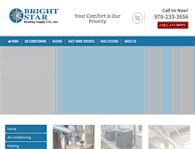 Tablet Screenshot of brightstarheating.com